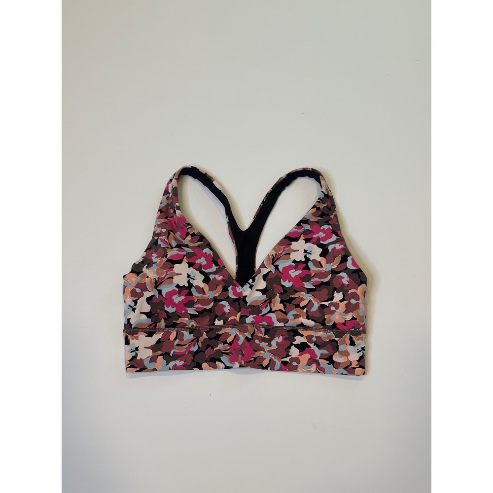 Athleta Transcend‎ Longline Sports Bra | Renaissance Floral Multi | M